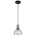 Westinghouse One-Light Indoor Mini Pendant ORB, Clear Seeded Glass 6100800